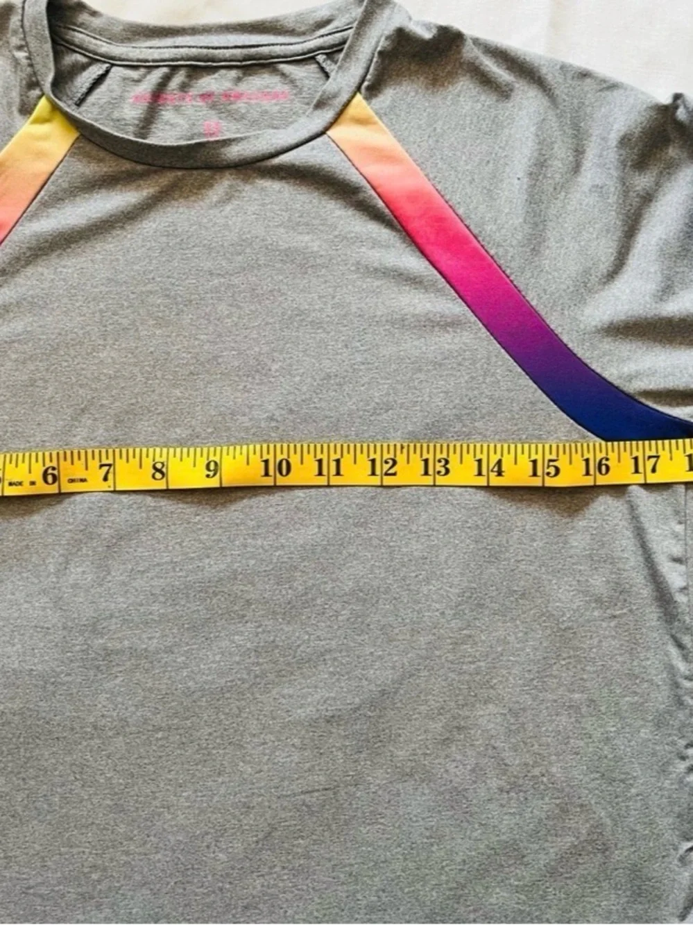 Rockets of awesome girls, long sleeve active top size 12/thumb holes